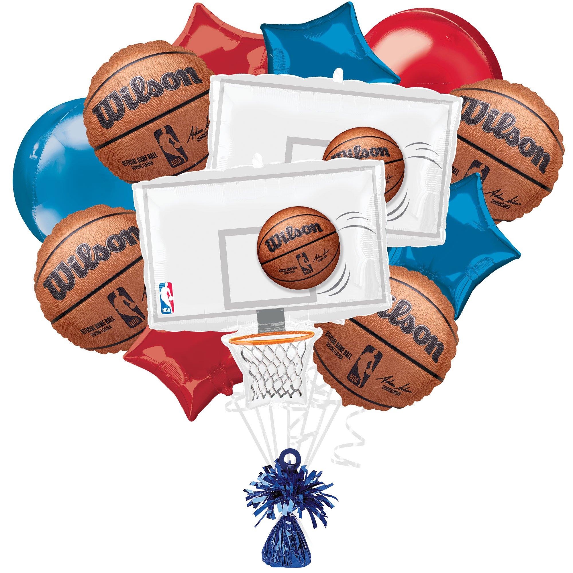 Wilson Basketball Foil Balloon Bouquet